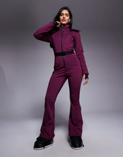 Weekend Collective ski suit in plum