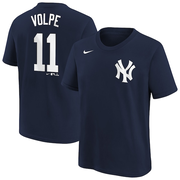 Youth New York Yankees Anthony Volpe Nike Navy Player Name & Number T-Shirt