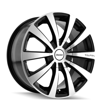 Touren 3130 TR3  Gloss Black Machined Wheels for Sale | WheelHero