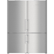 Liebherr - 58.375 Inch 24.6 cu. ft Side by Side Refrigerator in Stainless - SBS32S2