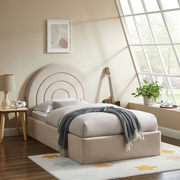 Solana Arched Performance Velvet Platform Bed by Modway