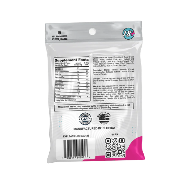 Boner Bears Female Libido Enhancement Gummies