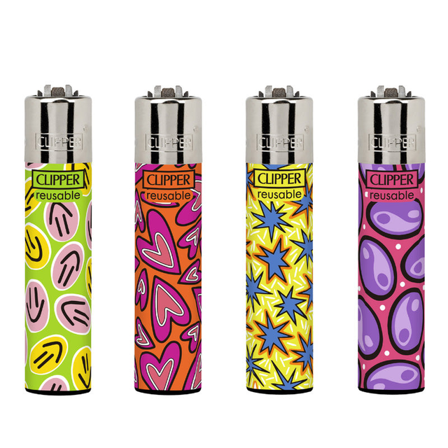 Clipper Lighters - Psycho Stickers
