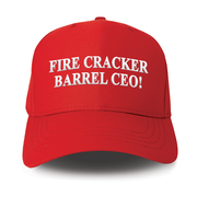 Fire Cracker Barrel CEO Hat