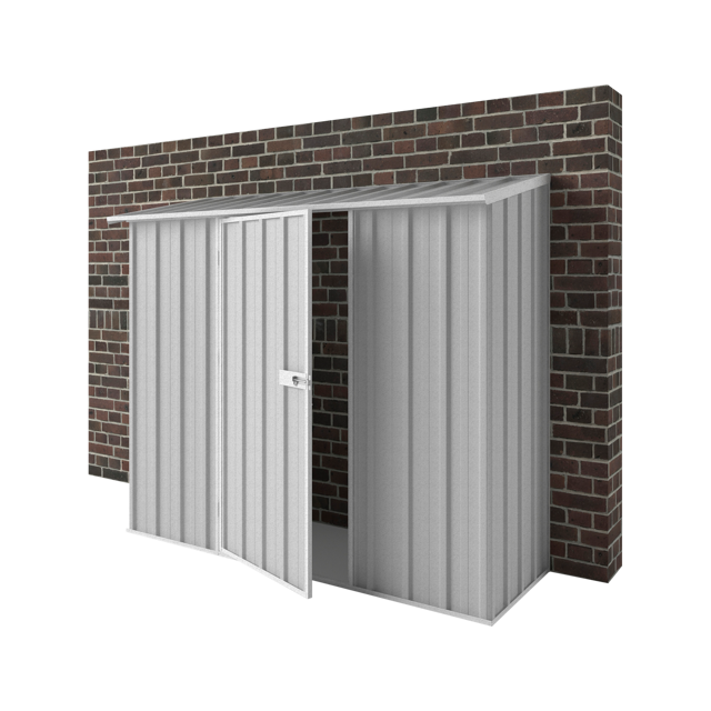 2.25m x 0.78m Off The Wall Garden Shed