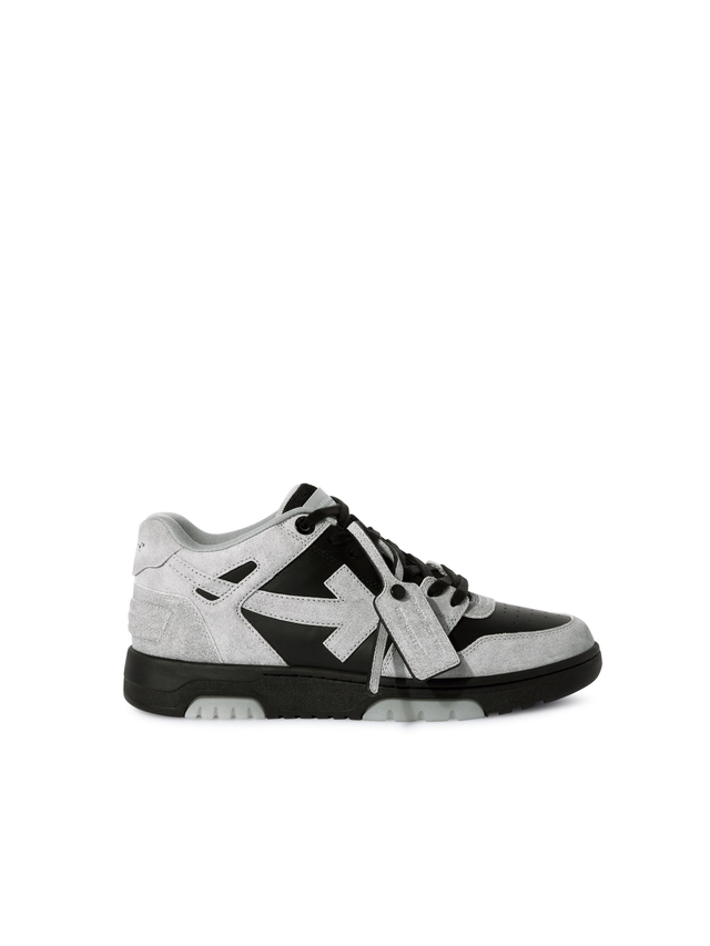 LIGHT GRAY/BLACK OUT OF OFFICE SUEDE