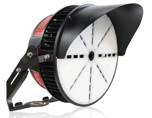 High Voltage 277-480V - 1200 Watt LED StadiumPro III LED Stadium Lights - 162,000 Lumen LED Ballpark Lights - 5000K Bright White -20 Degree