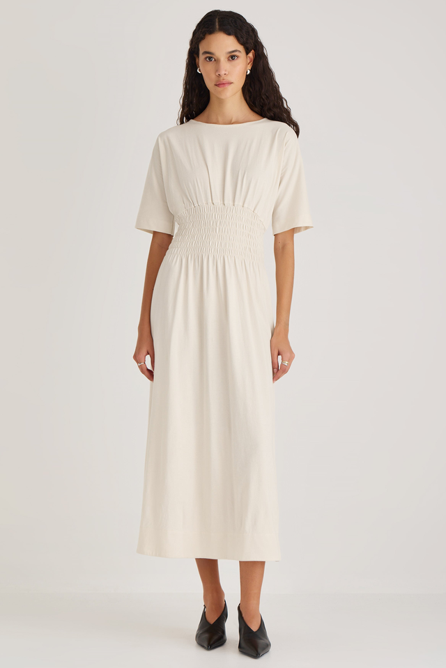 Gallen Dress in Opaline