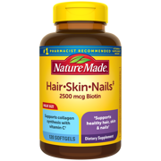 Hair-Skin-Nails‡ 2500 mcg Softgels