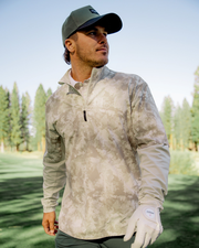 Mechanism Quarterzip - White Camo