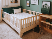 Luca Montessori Toddler Bed | Floor Bed with Rails