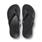 Arch Support Flip Flops - Classic - Black