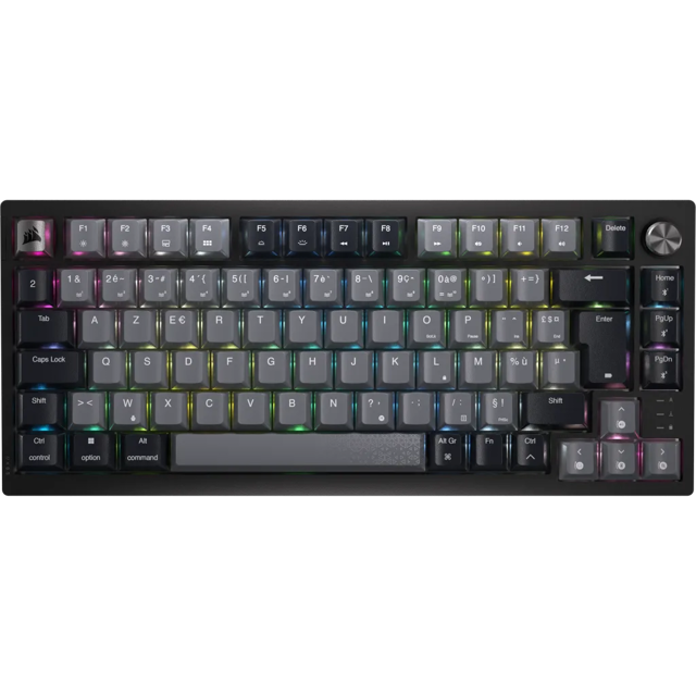 Clavier gaming mécanique RGB 75 % K65 PLUS WIRELESS (FR)