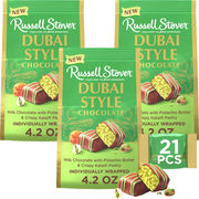 Dubai Style Milk Chocolate Mini Gusset Bag 3 Pack, 12.6oz