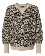 MV Sport W22712 Women's Sueded Fleece Crewneck Sweatshirt