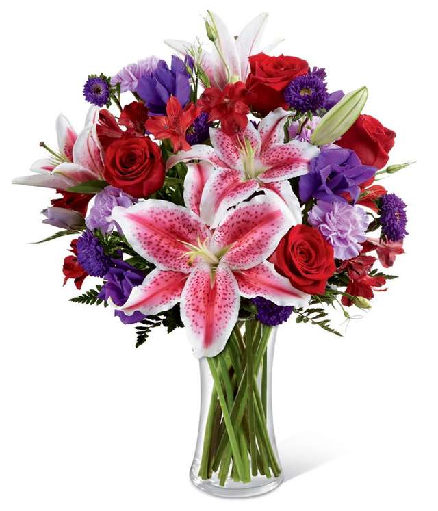 Amore Peruvian Lily Bouquet at Send Flowers