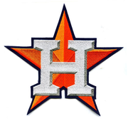 Houston Astros Star Hat Logo Batting Practice Jersey Sleeve Patch (2013)