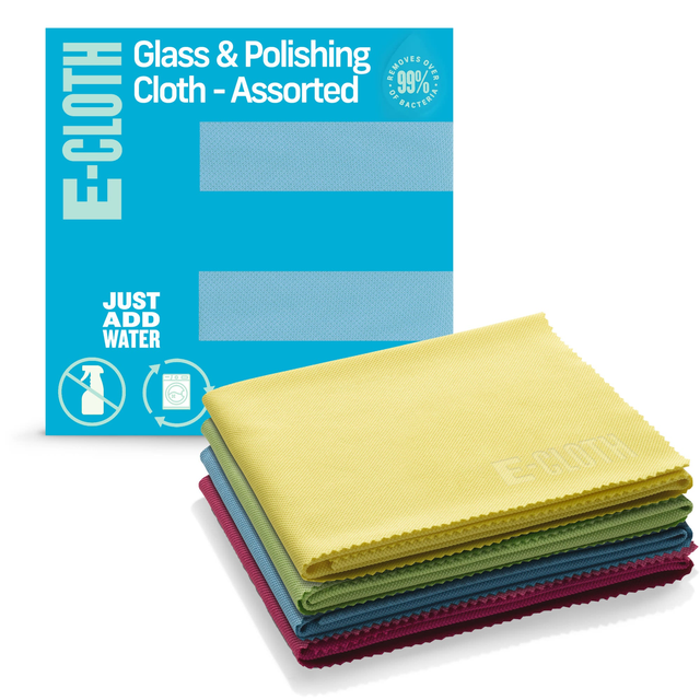 Glass & Polishing Cloth Assorted Multipack