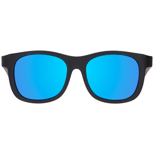 Jet Black Polarized Navigator | Cobalt Mirrored Lens