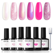 Pink Dust - 6 Shades Gel Nail Polish Set 7ml