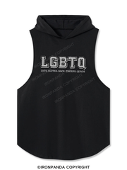 LGBTQ Washed Hooded Tank