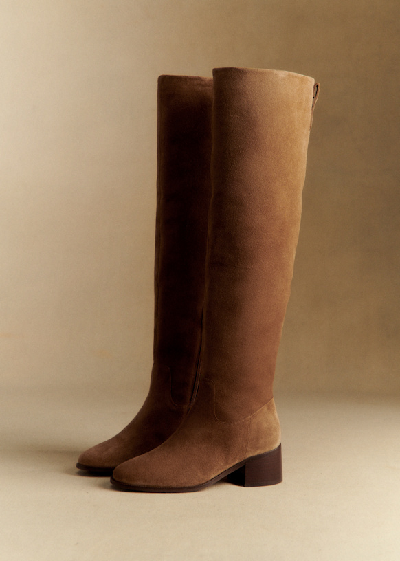 Theodora Boots - Light Taupe