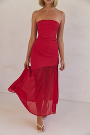 Juliana Maxi Dress (Red)