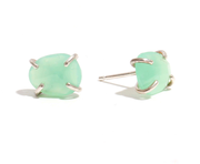 Chrysoprase Stud Earrings