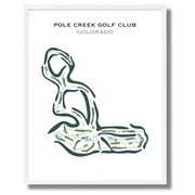Pole Creek Golf Club, Colorado - Printed Golf Courses