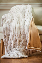 La Parisienne Faux Fur Throw