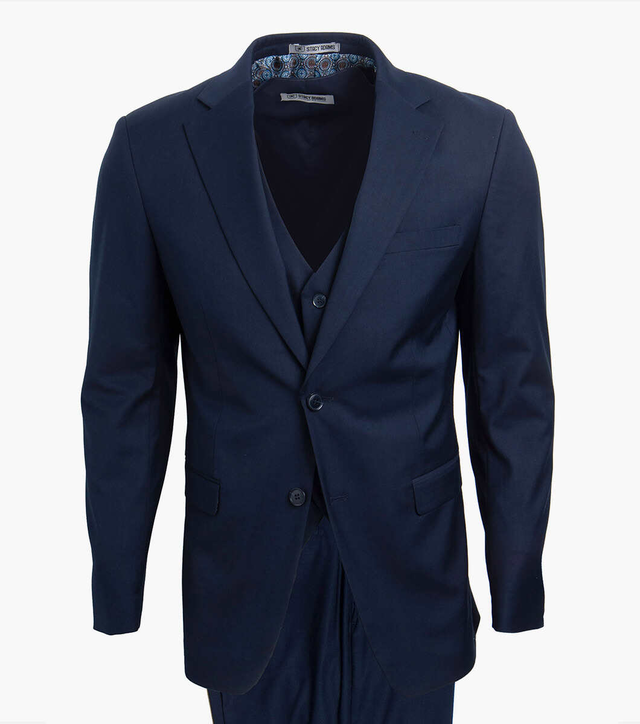 Hoffman 3 Piece Vested Suit