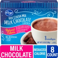 Kroger® Reduced Calorieˆ Milk Chocolate Flavored Hot Cocoa Mix, 8 ct / 3.10 oz