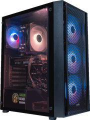 AMD 3100, 16GB RAM, 1TB SSD, GTX 1660 SUPER - Aura GC2 - Black