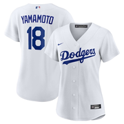 Women's Los Angeles Dodgers Yoshinobu Yamamoto Nike White Home Replica Player Jersey