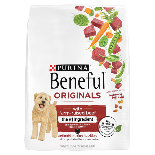 Purina Beneful Originals Farm-Raised Beef with Real Meat Dog Food, 3.5 lbs. | Petco