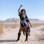 Washable Silk Yuri Long Kimono Robe