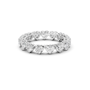 Vertical Heart Eternity Band