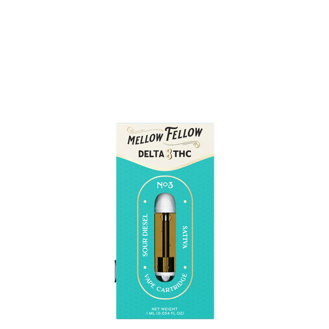 Delta 8 1ml Vape Cartridge - Sour Diesel (Sativa)