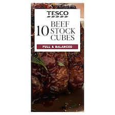 Tesco Beef Stock Cubes 10 Pack 100g