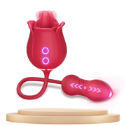 SKYLAR | Clitoral G-Spot Stimulator Rose Toy with Tongue
