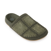 Bolinas Clog - Leather - Moss Suede Patch