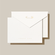 Diaper Pin Thank You Note