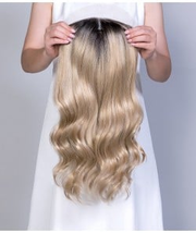 8.5"x9" Hope | Wavy Mono Top Synthetic Hair Topper | Lace Front