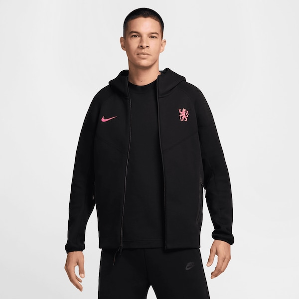 Chelsea Nike Tech Fleece Jacket - Black