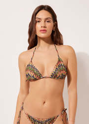 Triangle Swimsuit Top Bright Optical