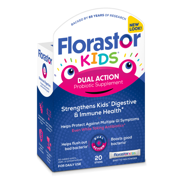 FlorastorKids® Dual Action Probiotic Supplement
