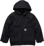 Carhartt Boys' Canvas Insulated Hooded Active Jacket