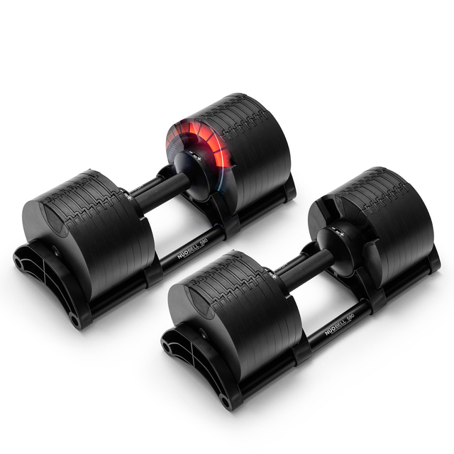 NUOBELL Adjustable Dumbbell Set 5-80 lbs
