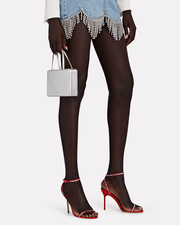 Crinastra Crystal-Embellished Satin Sandals