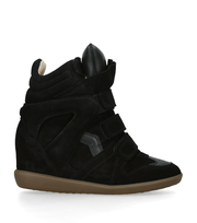Isabel Marant Suede Bekett Wedge Sneakers 50